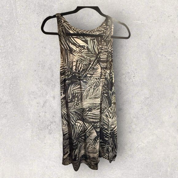 Eddie Bauer Other - Black And White Palm Swimsuit Coverup One Size